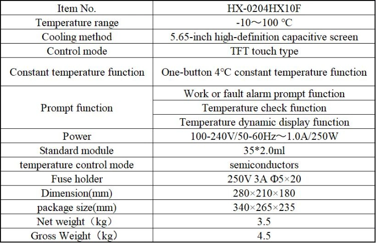 Biometer China Table Top Metal Mini LED Digital Dry Bath with Temperature Detection